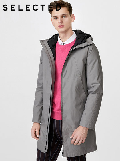 Lingzhi Cdselected Slade Men's New Duck Down Hooded Three Down Jacket S|419412596 Lingzhi Cdselected Slade Men's New Duck Down Hooded Three Down Jacket S|419412596