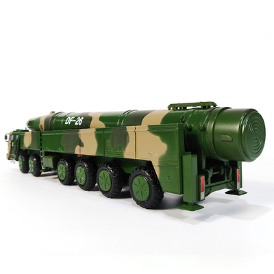 东风导弹发射模型合金仿真反舰弹道导弹df26军事摆件坦克