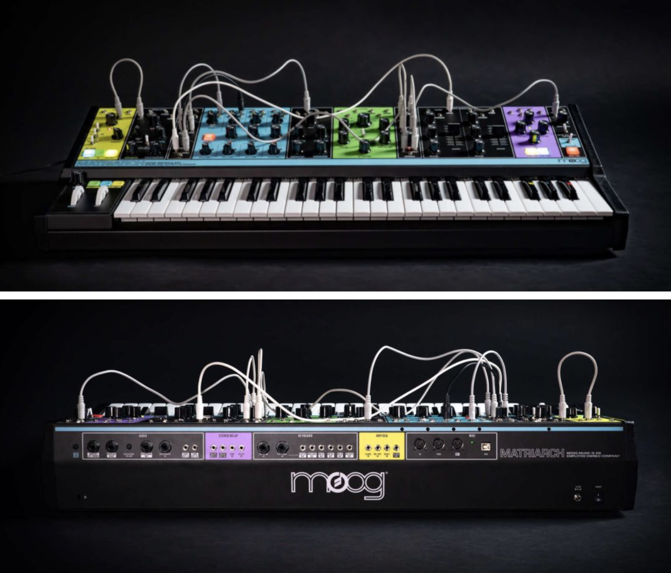 野雅moogmatriarch复音模拟合成器2020年新款midi键盘