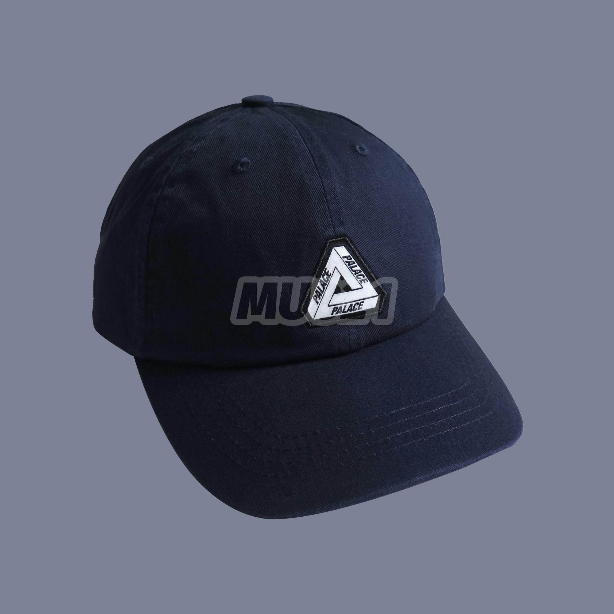 mu821现货palacewashedtwillpanel弯檐三角logo棒球帽子