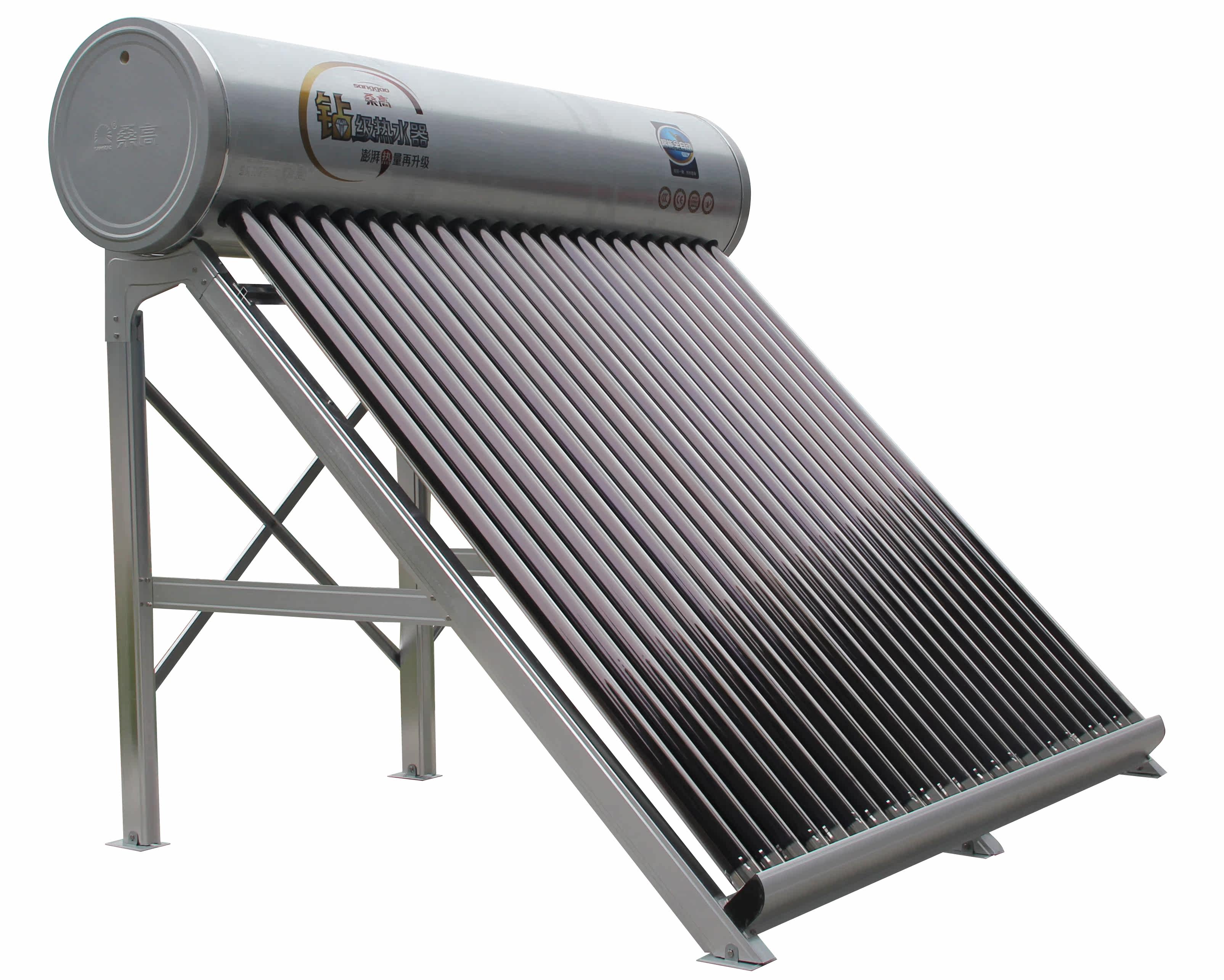 热水器桑高太阳能加热一体家用全自动光电两用铝合金太阳能热水器