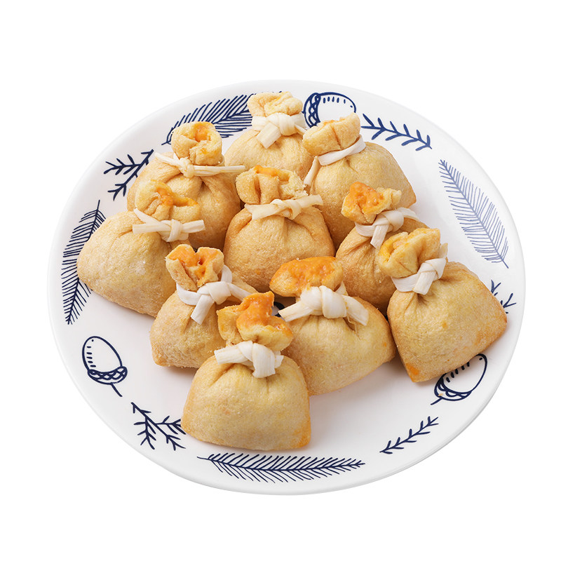 清真精品鱼籽福袋3斤装拉面麻辣烫豆捞关东煮火锅丸子冷冻食材