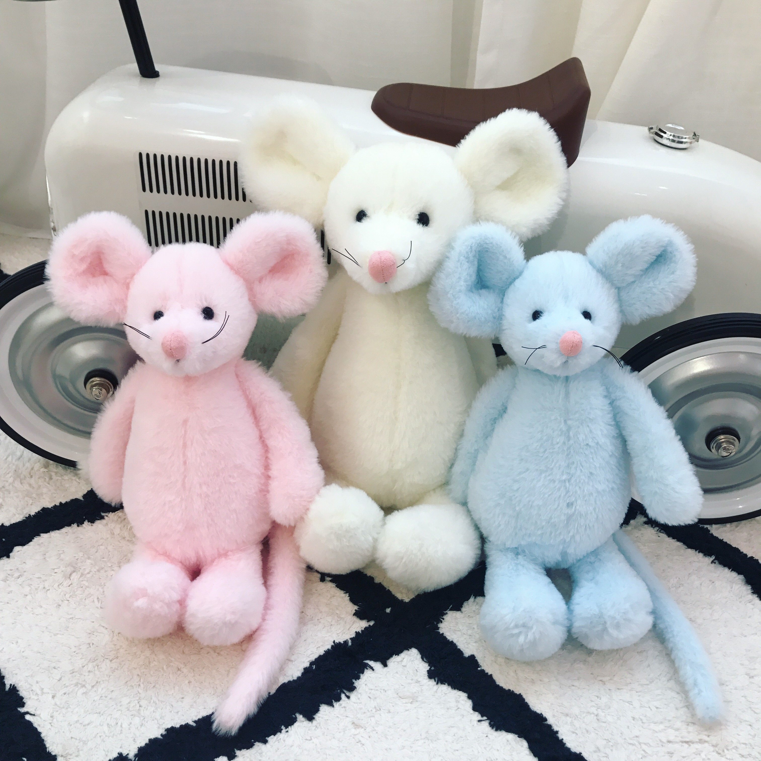 ins少女心公仔可爱柔软奶油老鼠 邦尼系列小老鼠玩偶安抚毛绒玩具