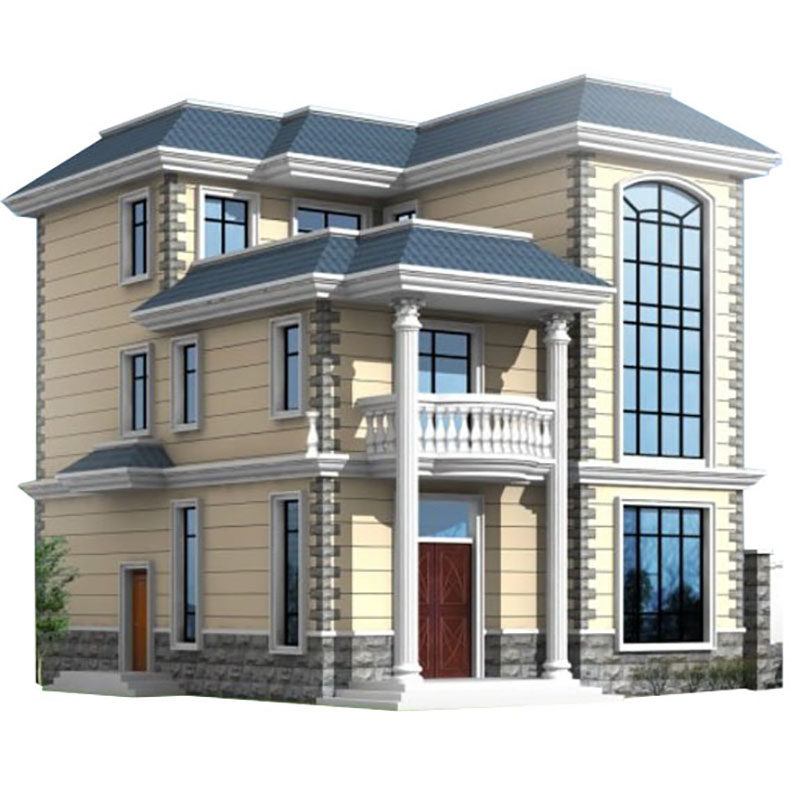 自建房子农村楼房别墅设计图纸施工效果图二三层现代简约欧式全套