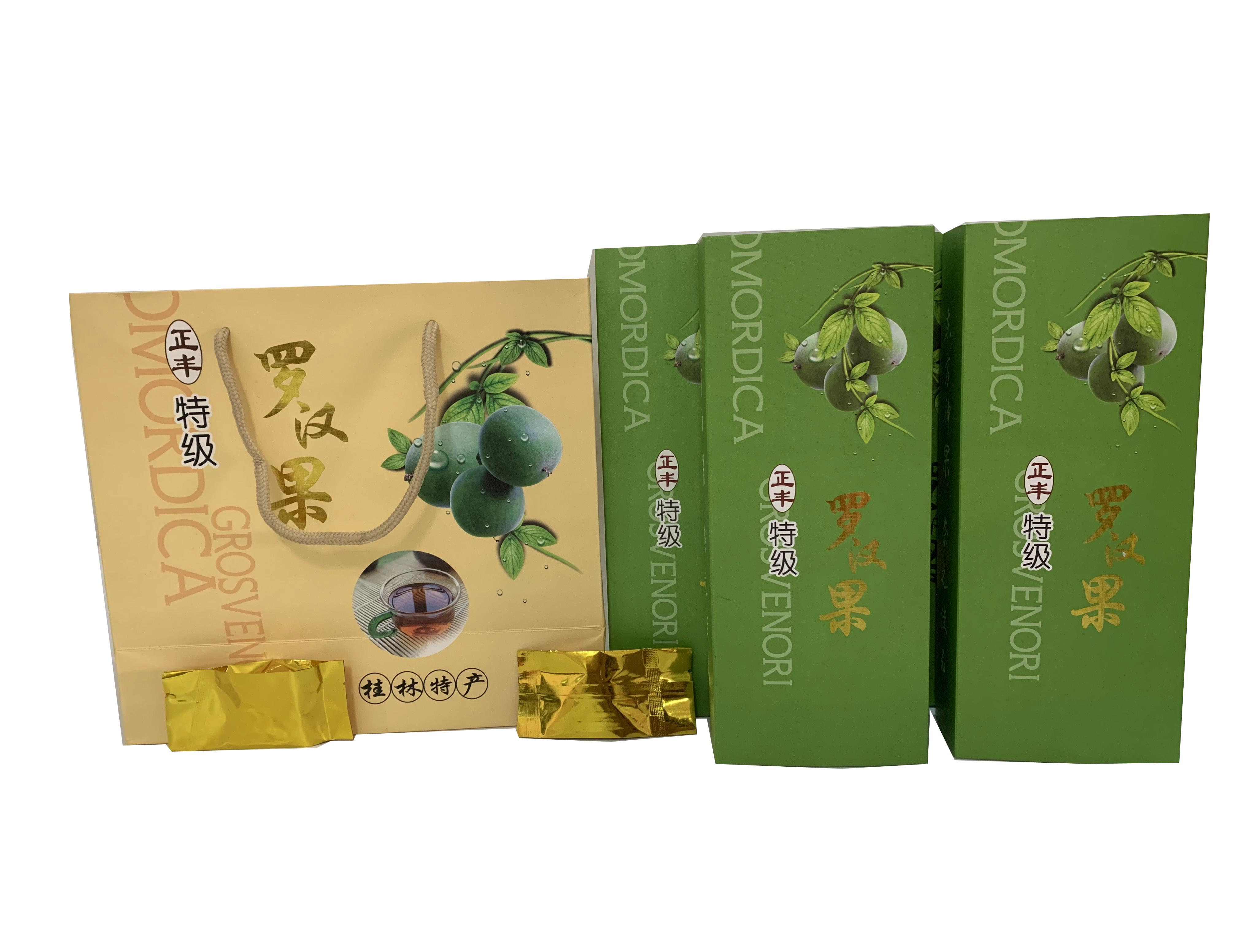 桂林特产 正丰罗汉果 低温脱水罗汉果果仁果芯罗汉果茶·1提4盒
