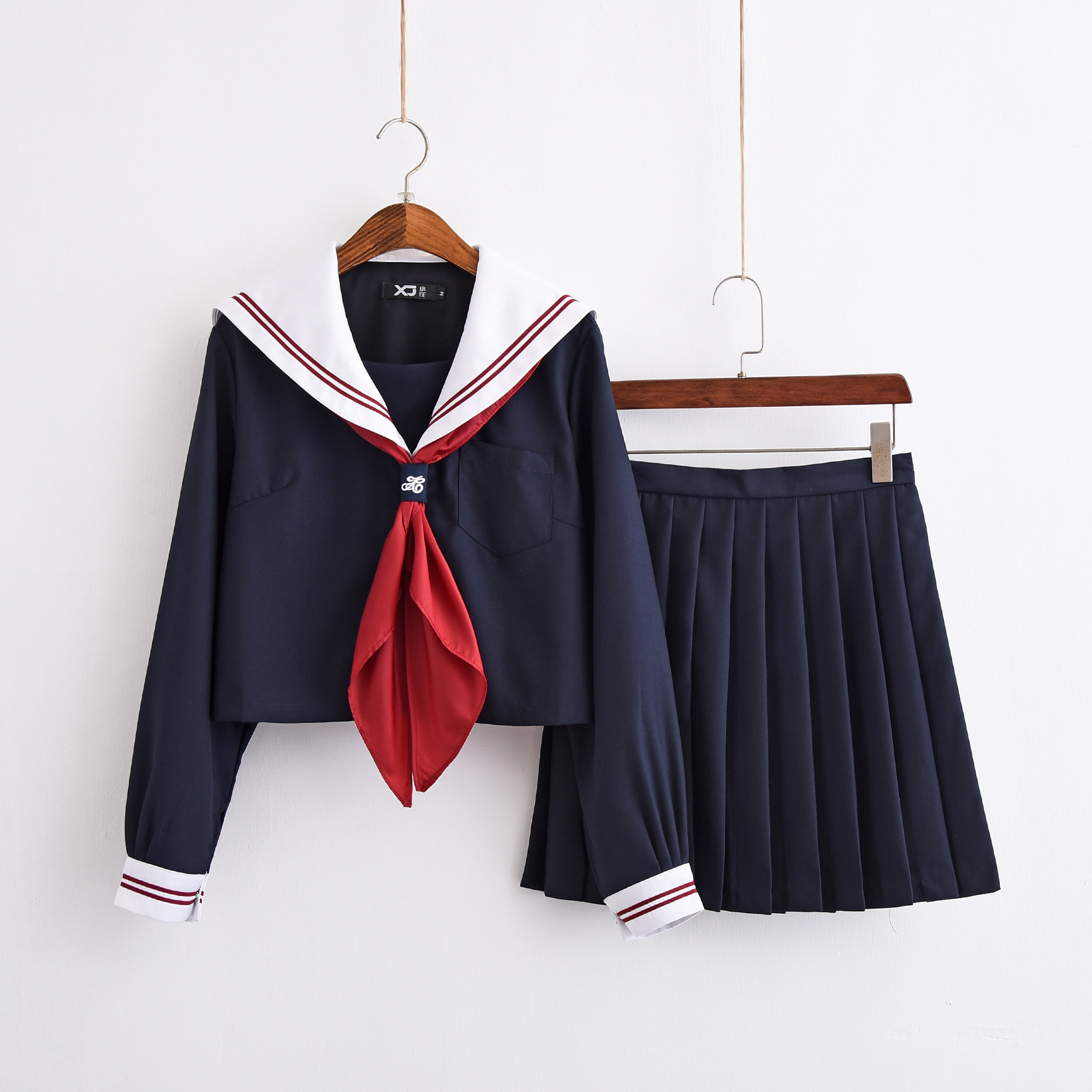 日本jk制服学生优等校班服正统水手两件套装软妹小清新二本长短袖