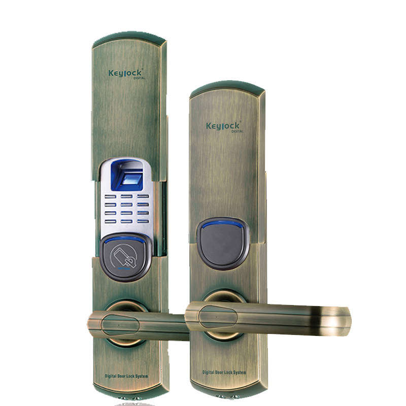 keylock第吉尔指纹密码锁刷卡电子智能家用防盗门按键入户门智能锁