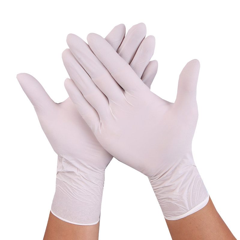 一次性手套橡胶胶皮乳胶美容院防水洗碗丁晴塑胶硅胶手术医生专用