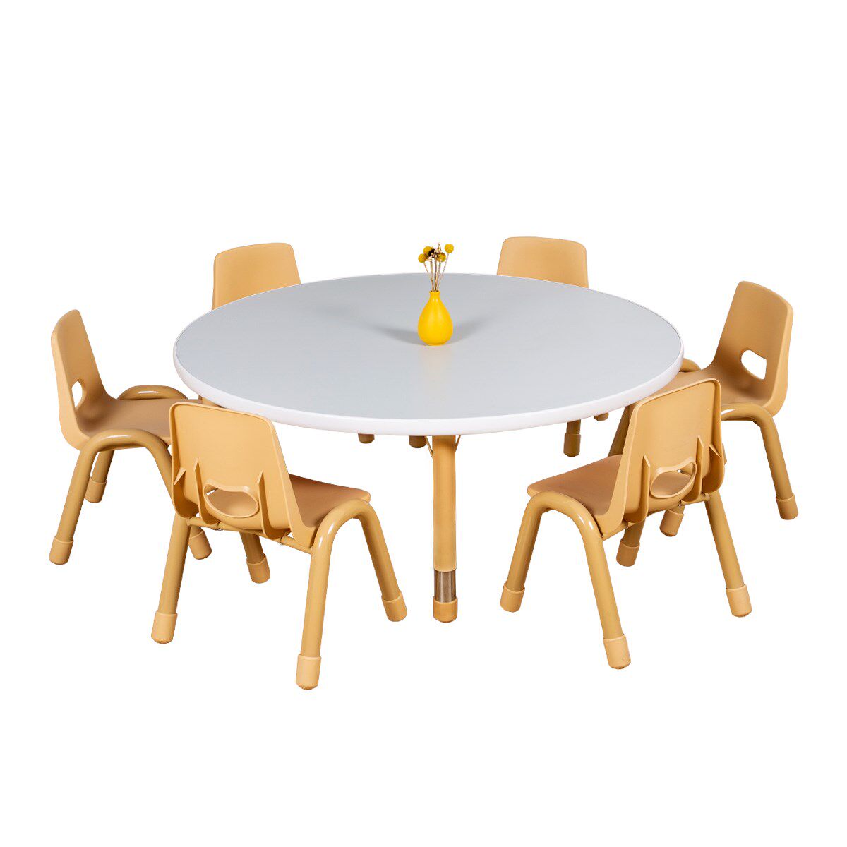 圆桌儿童早教幼儿园课桌椅培训班学习升降玩具绘画儿童椅原婴童