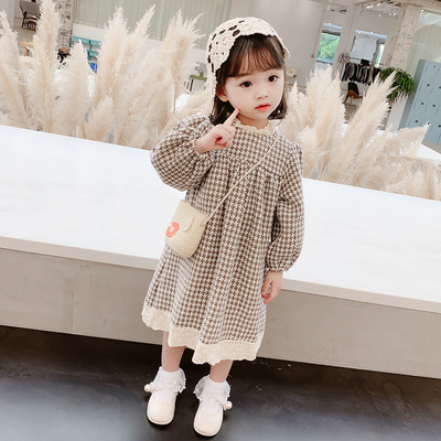 女童洋气小女孩衣服宝宝2岁公主秋装长袖秋季连衣裙