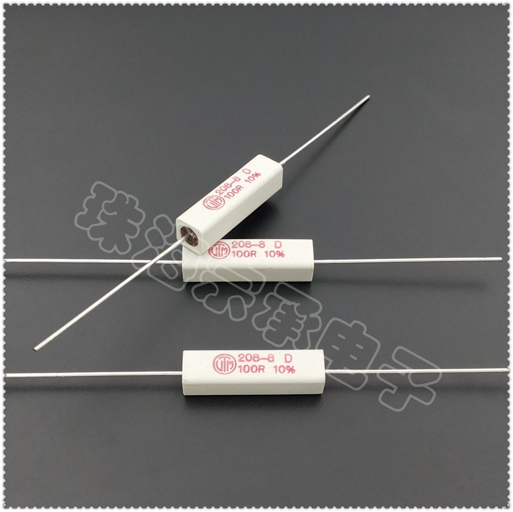 进口葡萄牙 100r 5w vitrohm 208-8 100欧 vtm 线绕电阻 100Ω