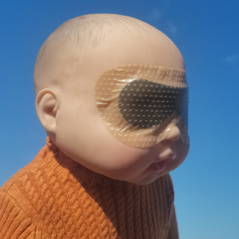 新生儿光疗防护凝胶眼罩婴儿遮光蓝光晒太阳用护眼眼罩