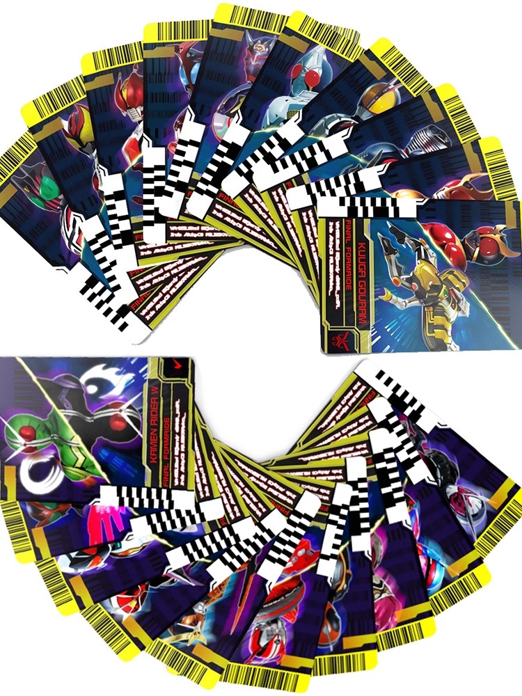现货假面骑士卡片decade帝骑腰带变身卡牌品红动漫挂件