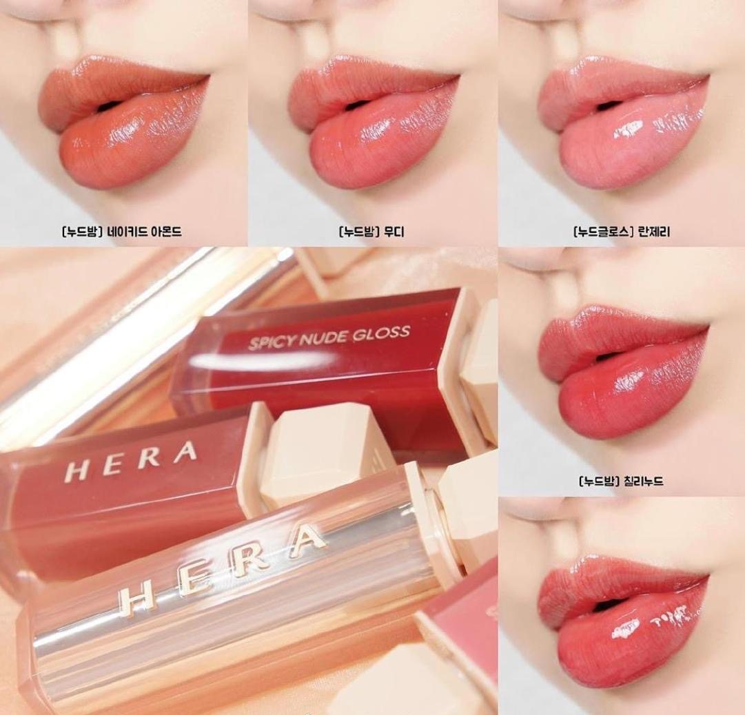 现货韩国hera赫妍唇彩唇膏spicynude口红jennie422彩妆套装