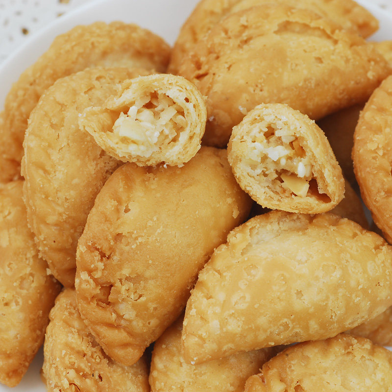 春节食品广式特产广东传统年货椰蓉酥角油角笑口枣蛋散煎堆袋装