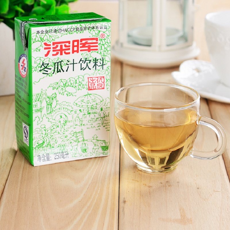 【天猫超市】深晖 冬瓜茶冬瓜汁饮料250ml*24盒/箱 整箱大包装