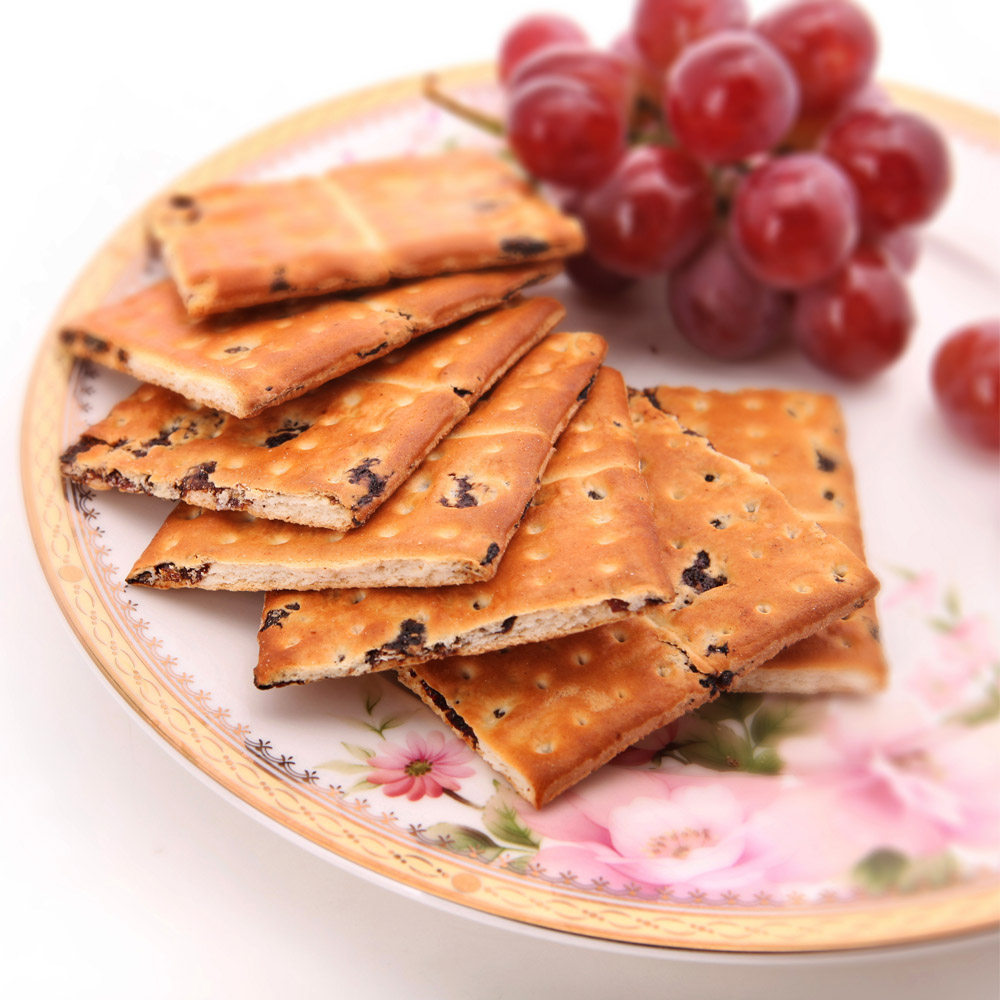 康元提子饼干200g*2袋装饼干糕点 早餐饼 休闲零食