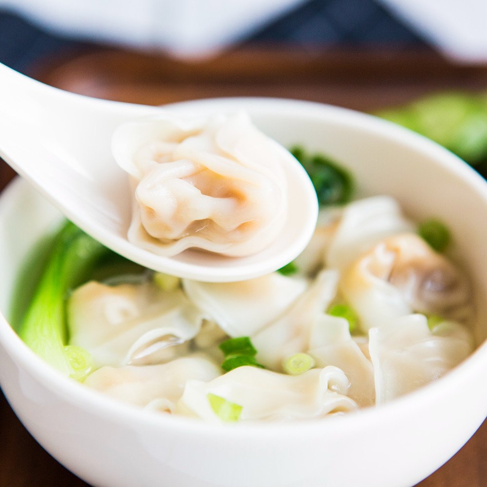 湾仔码头鲜美纯肉上汤小云吞75只速食上汤鲜肉小馄饨面点混沌早餐