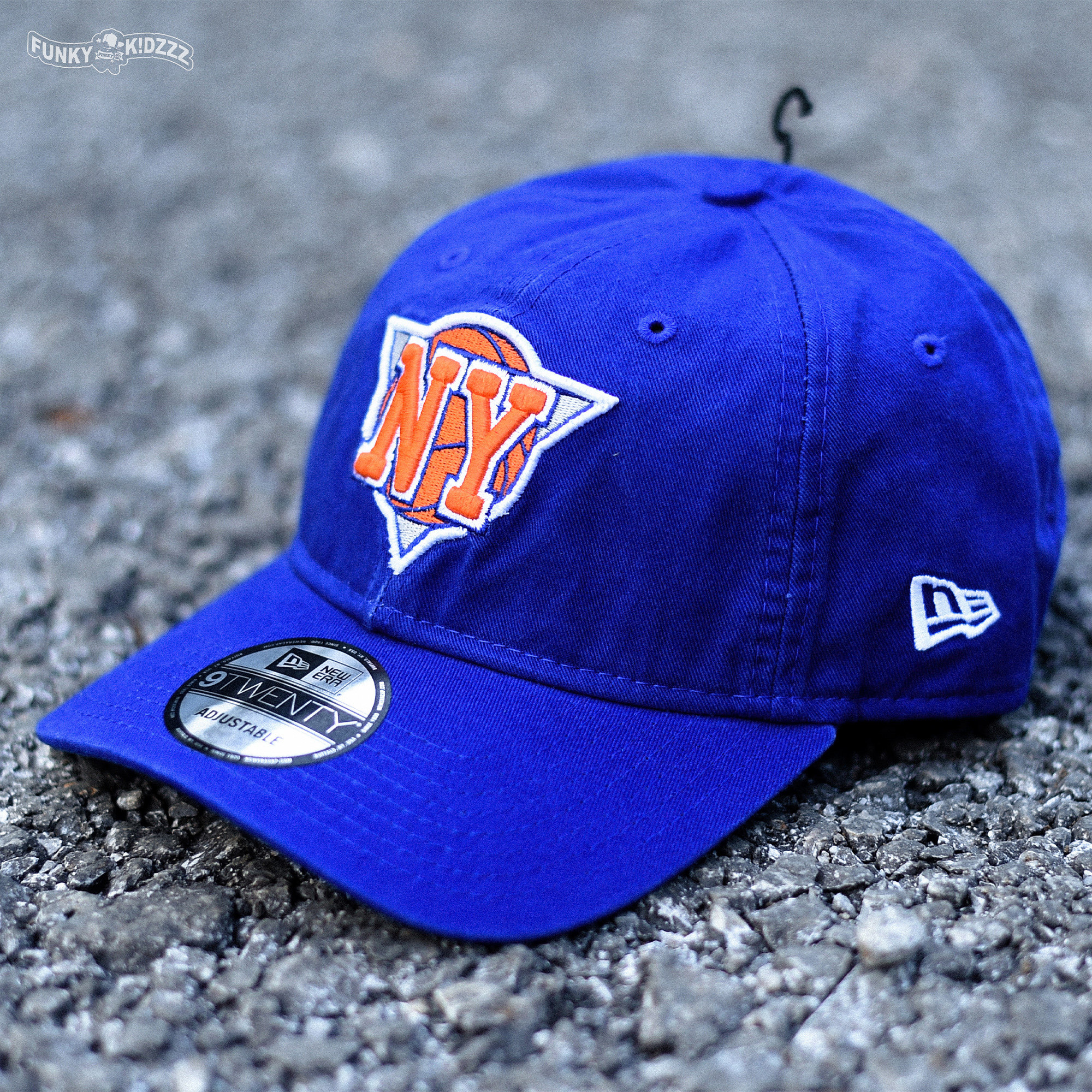 newera美职篮nba纽约尼克斯纯棉水洗可调调节棒球帽