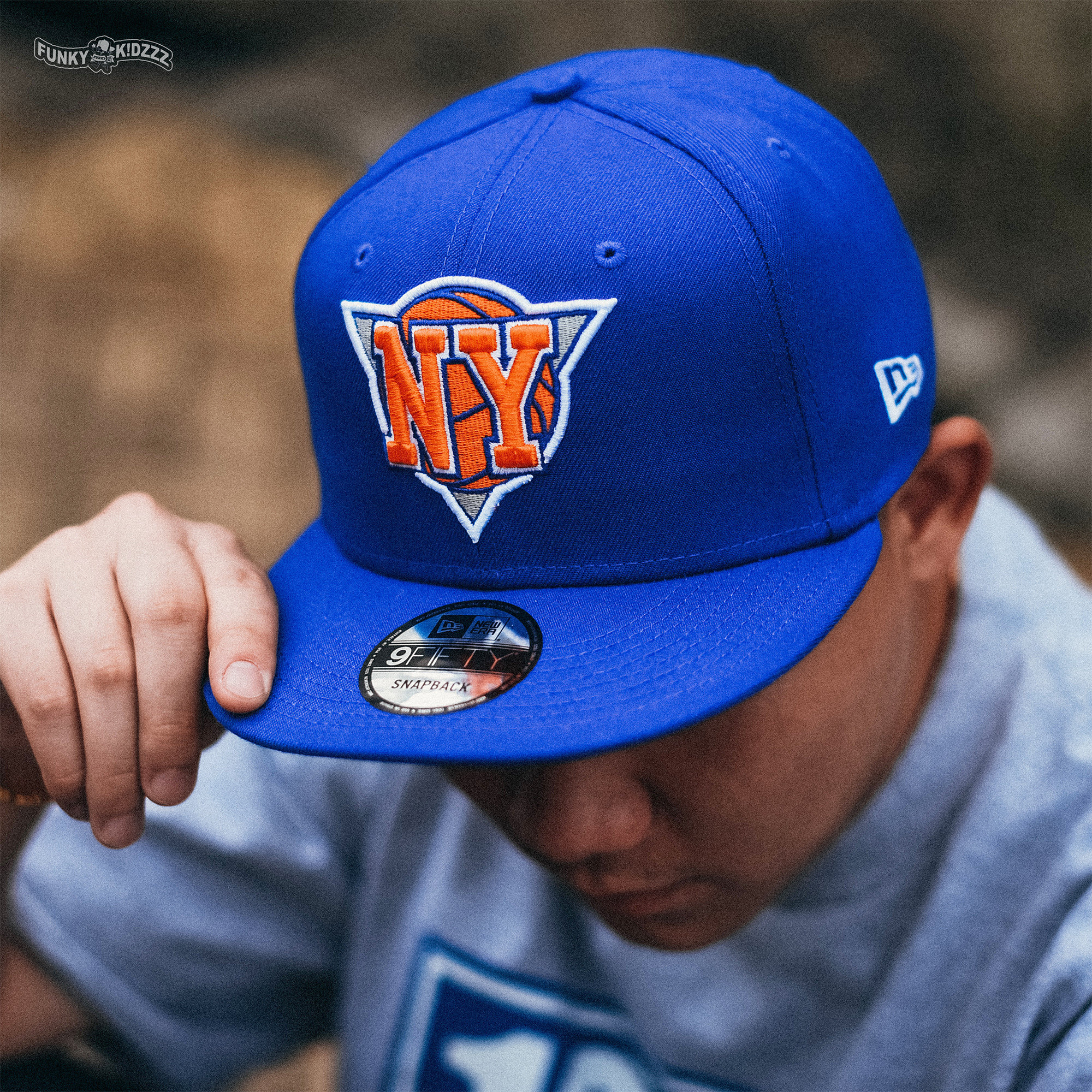 newera美职篮nba纽约尼克斯经典配色调节平檐棒球帽