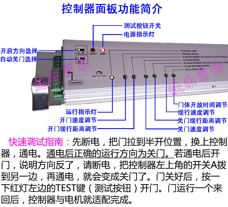 单门自动门机组感应门移门机组全套配件控制器电机轨道吊轮皮带等