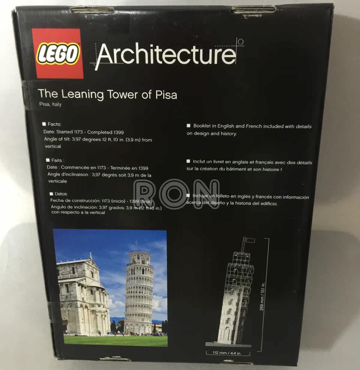 现货全新正品乐高lego21015architecture建筑pisa比萨建构