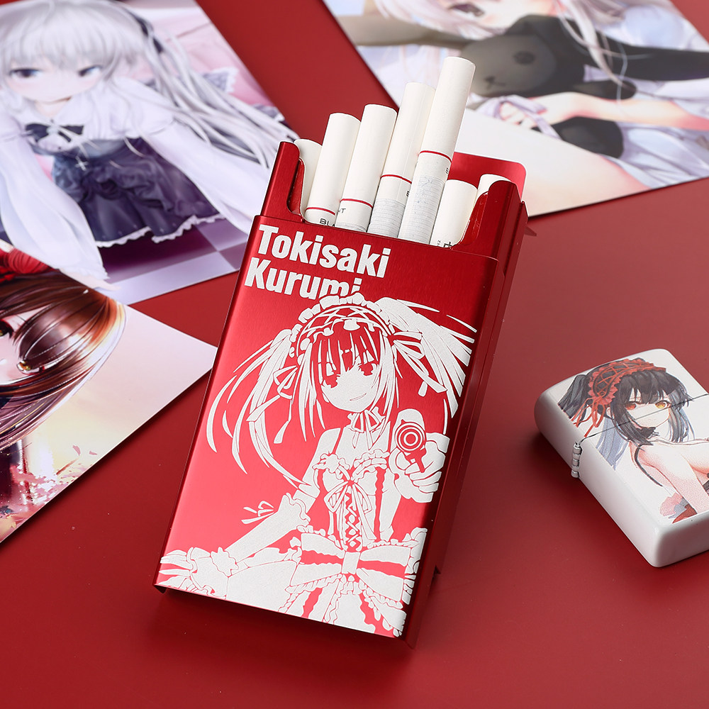 日系动漫烟盒便携20支香烟盒创意个性烟盒