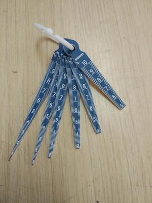 开抢还有00:00:00doodsuper塑料间隙尺套装0/1/2/3/4/5-10mm 锥形塞尺