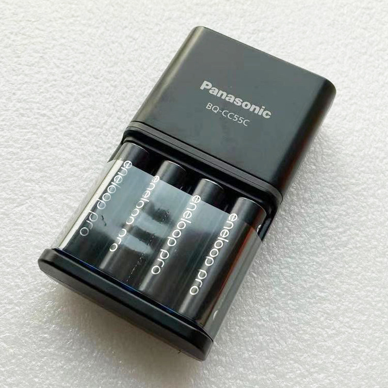 松下爱乐普大容量5号可充电电池4节五号带充电器套装三洋eneloop pro