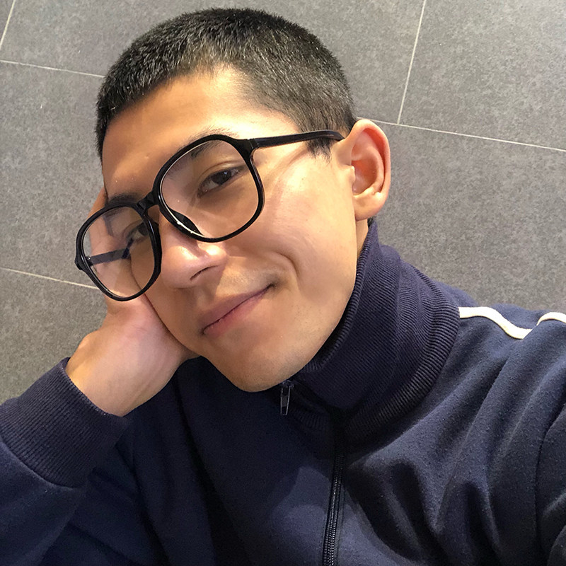 适合胖子大圆脸的黑色粗边眼镜框原宿复古蓝光眼镜架