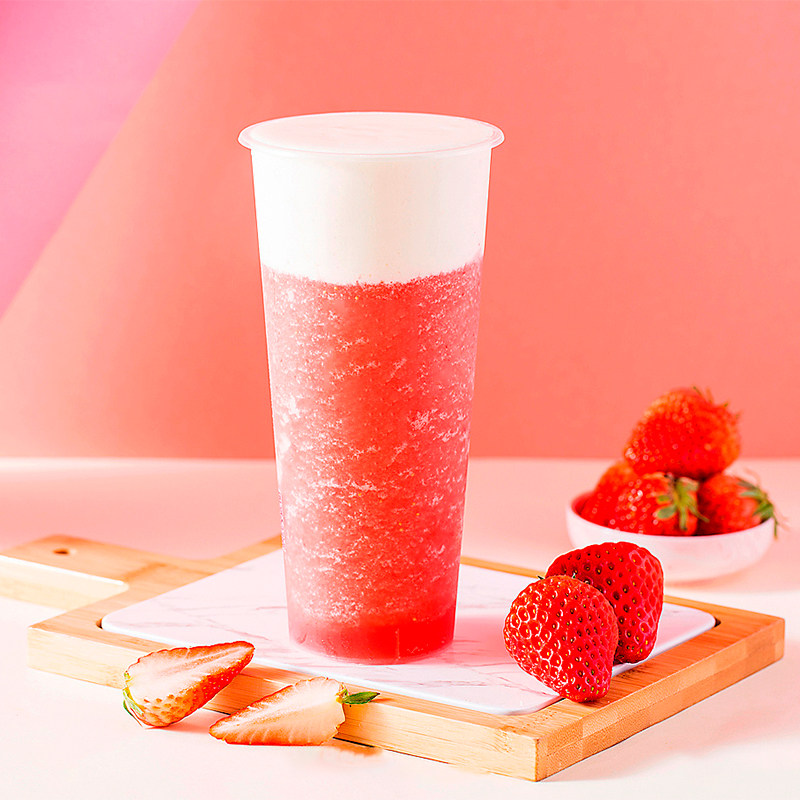 草莓鲜活果泥2l浓缩酱果刨冰沙冰果酱奶茶果酱