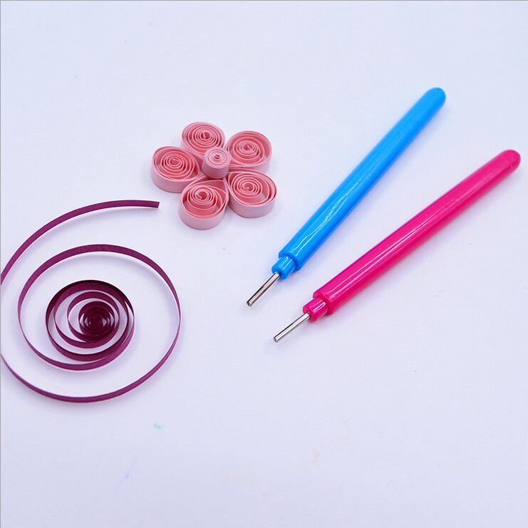 衍纸工具卷纸笔学生儿童diy手工制作专用5mm彩色纸条折纸神器包邮