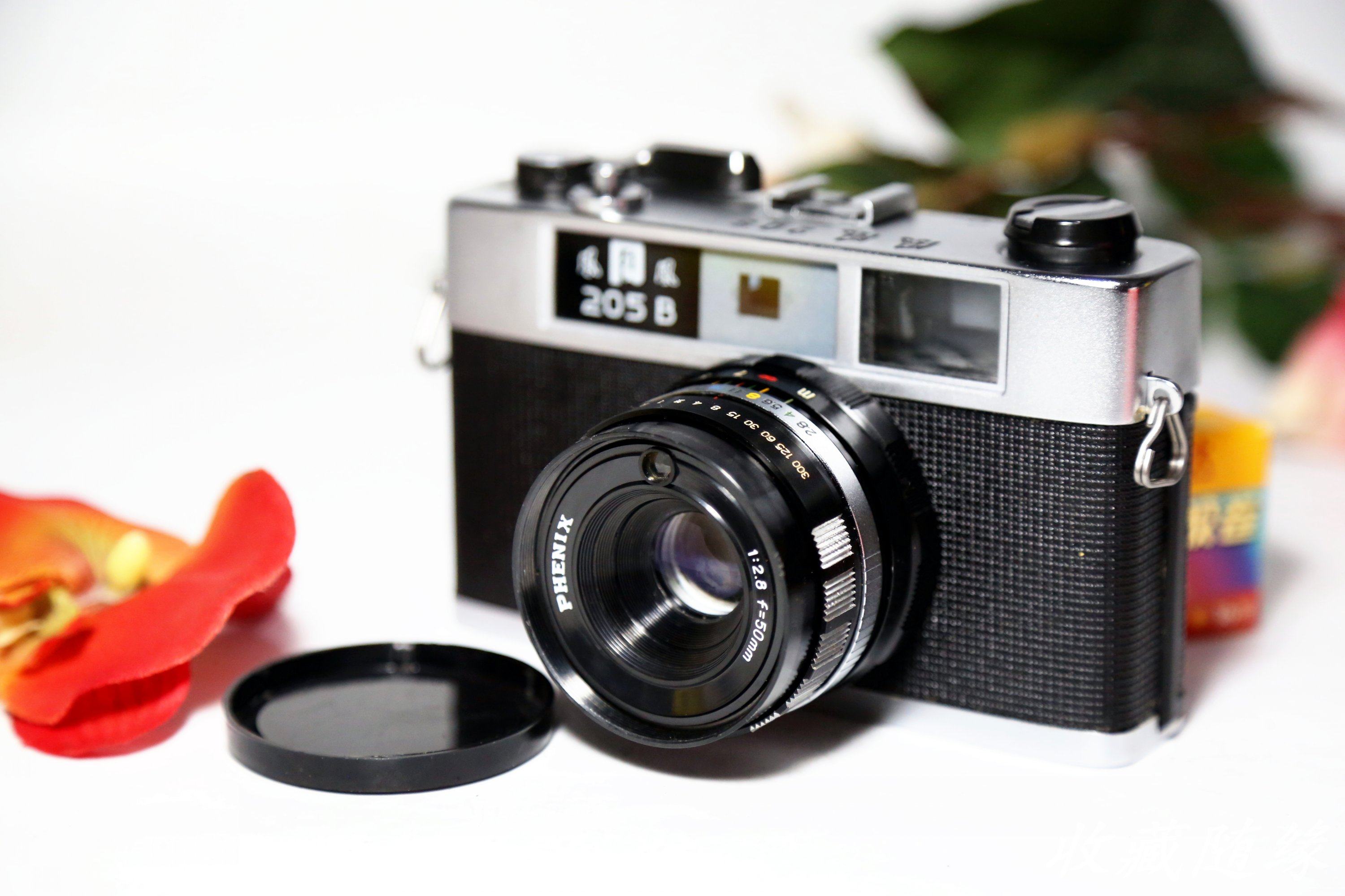 凤凰205b旁轴胶片胶卷机械测光照相机好品包装盒旁轴相机