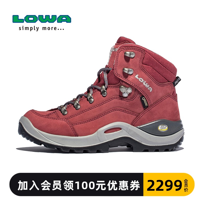 LOWA爆款户外RENEGADE GTX E女式中帮防水耐磨登山徒步鞋L520952