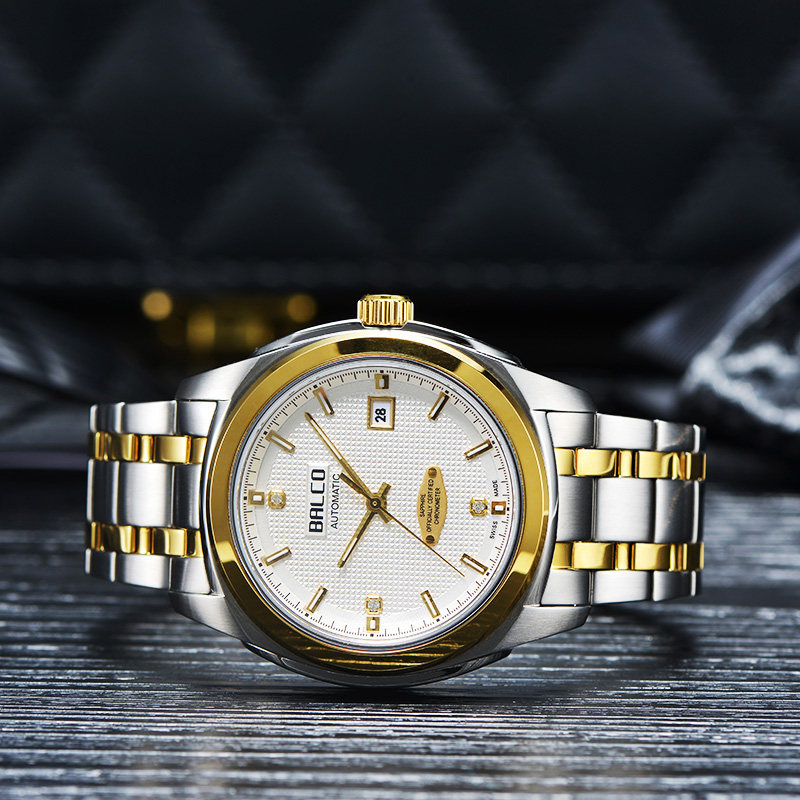 made balco拜戈天文台认证全自动机械表男表1030am2946  balco手表