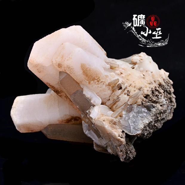 水晶方解石天然矿物晶体矿石教学标本原石摆件奇石