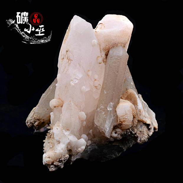 水晶方解石天然矿物晶体矿石教学标本原石摆件奇石