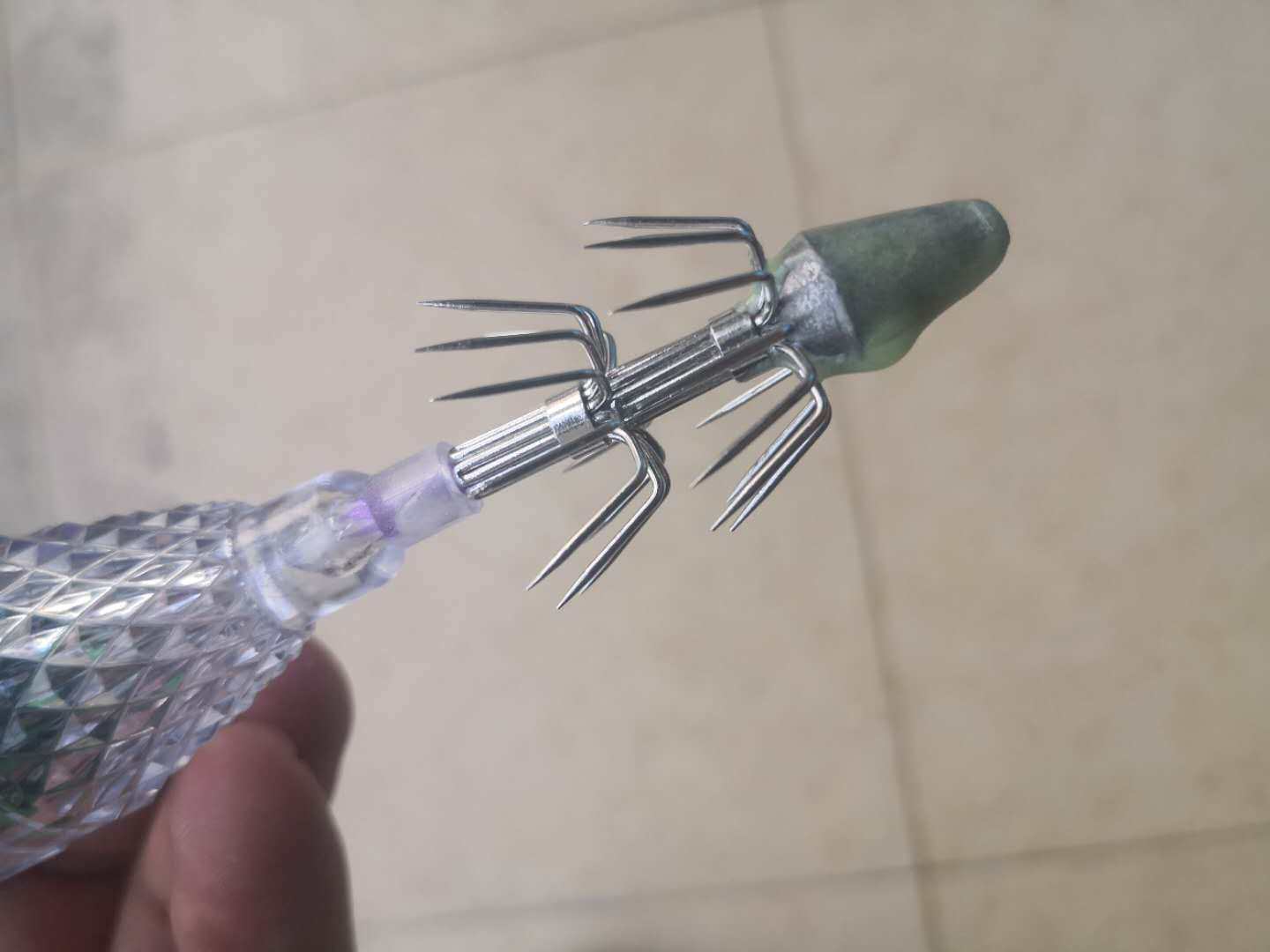 鱿鱼包邮电子夜光钓鱿鱼钩船钓海钓带钩水灯鱼钩