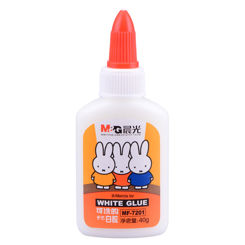 包邮晨光白胶diy手工模型木工白乳胶贴纸胶水mf7201木头胶5瓶装