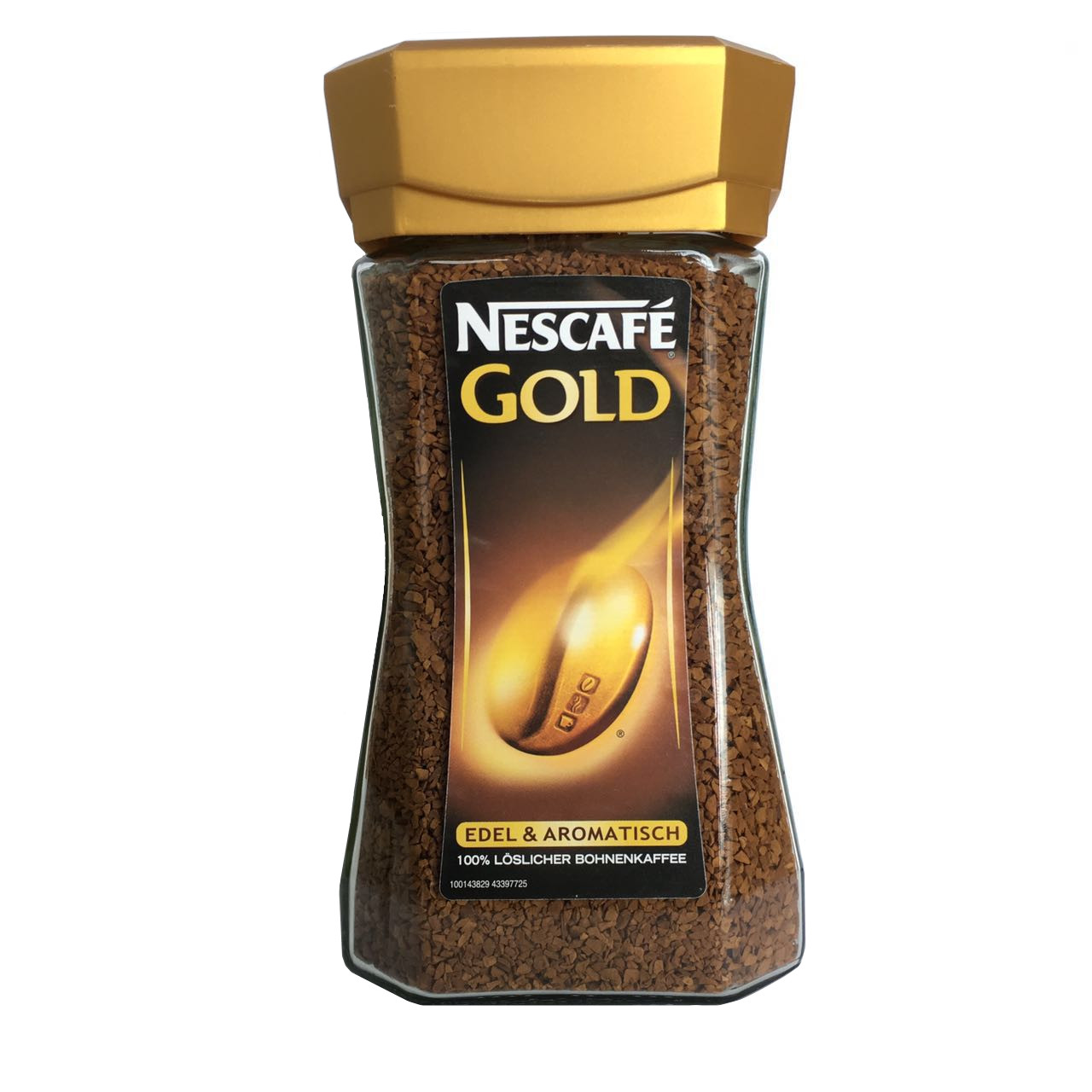 包邮进口雀巢金牌咖啡醇品纯速溶烘焙无糖黑咖啡特浓200g瓶装促销