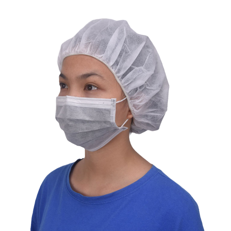 食品厨房帽子防掉头发一次性头套卫生防护护工头部防护用品