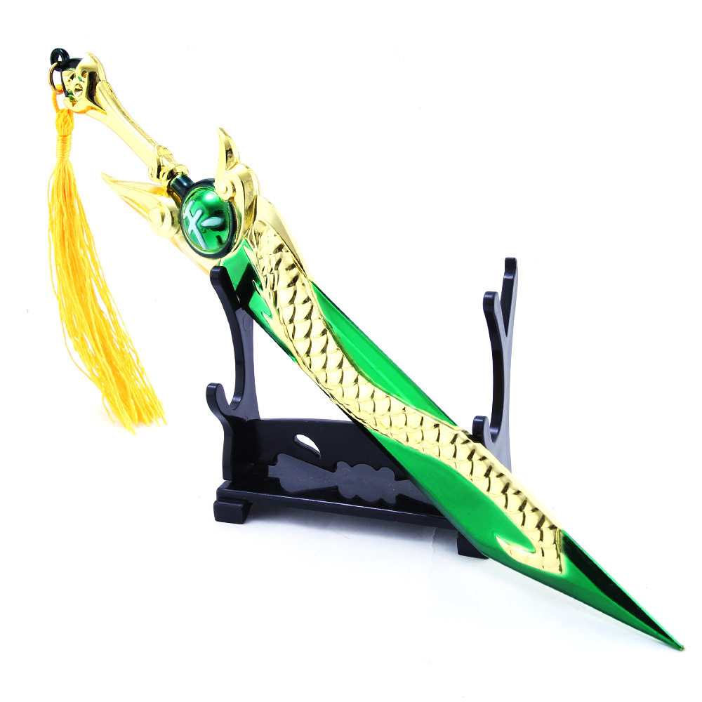 武器王者英雄周边皮肤韩信花木兰瑞麟志剑合金游戏