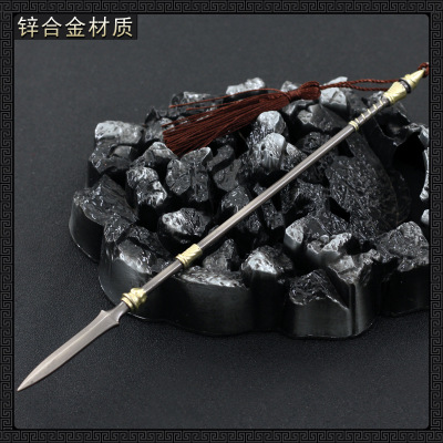 古代冷兵器模型赵云龙胆长枪白龙吟龙吟血矛金属工艺品