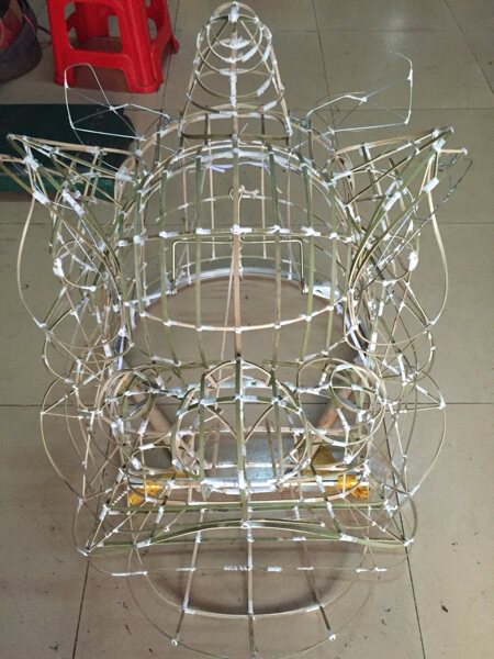 佛山狮头骨架训练可用狮鼓用品广䥽舞狮其他特色工艺品