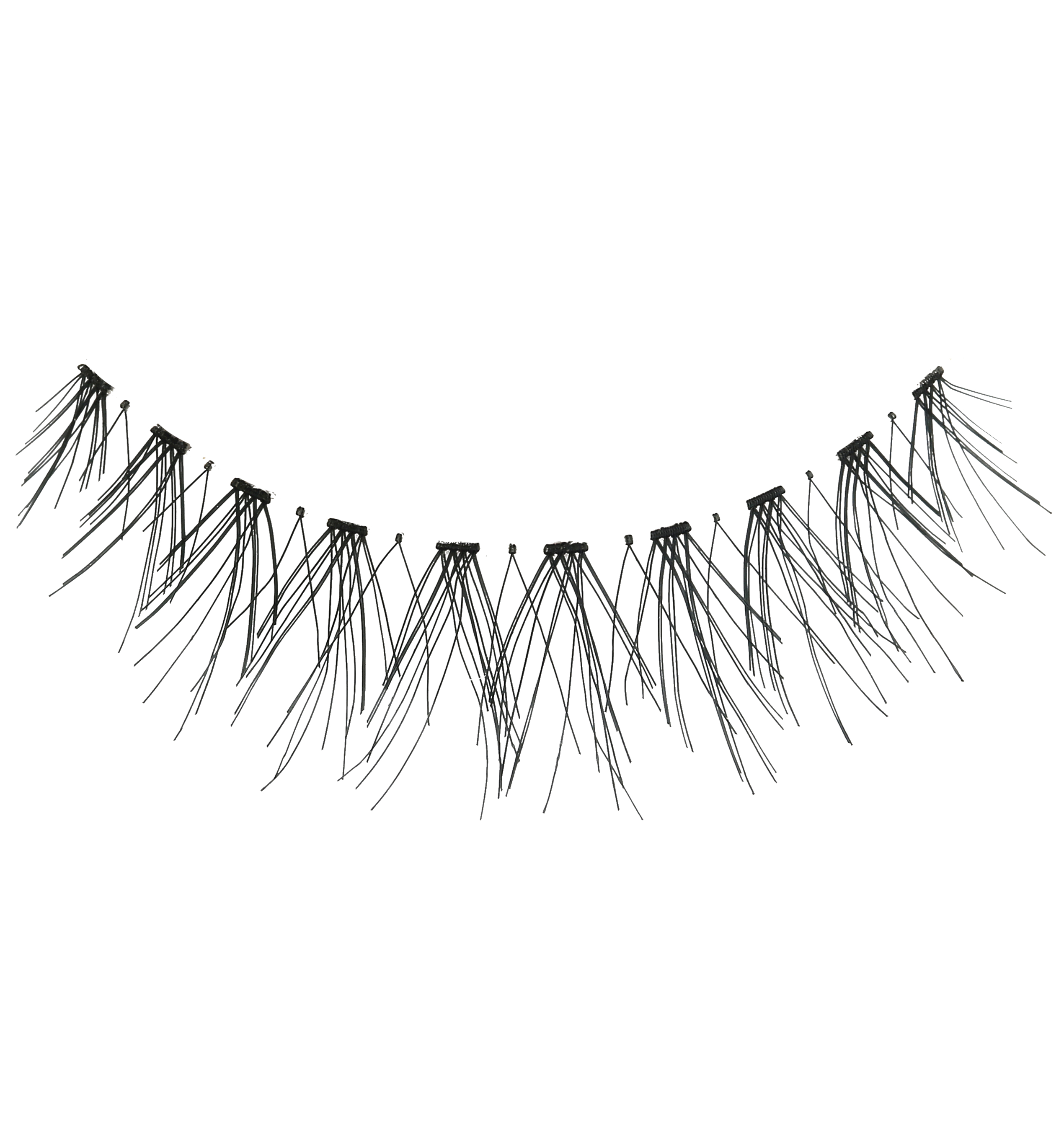 菠萝妹手工短款自然逼真裸妆136睫毛凌乱交叉假睫毛