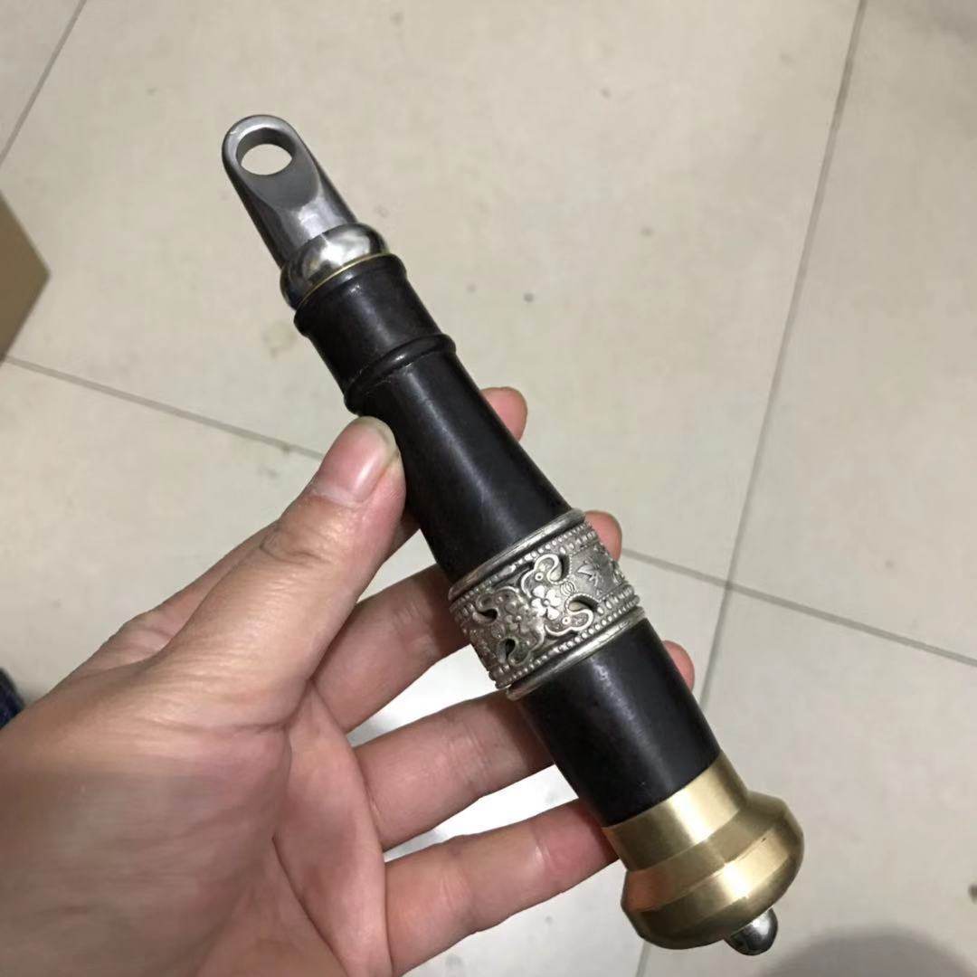 麒麟鞭鞭把手抓握手柄螺母鞭实体鞭甩响不锈钢鞭配件紫光檀木实木