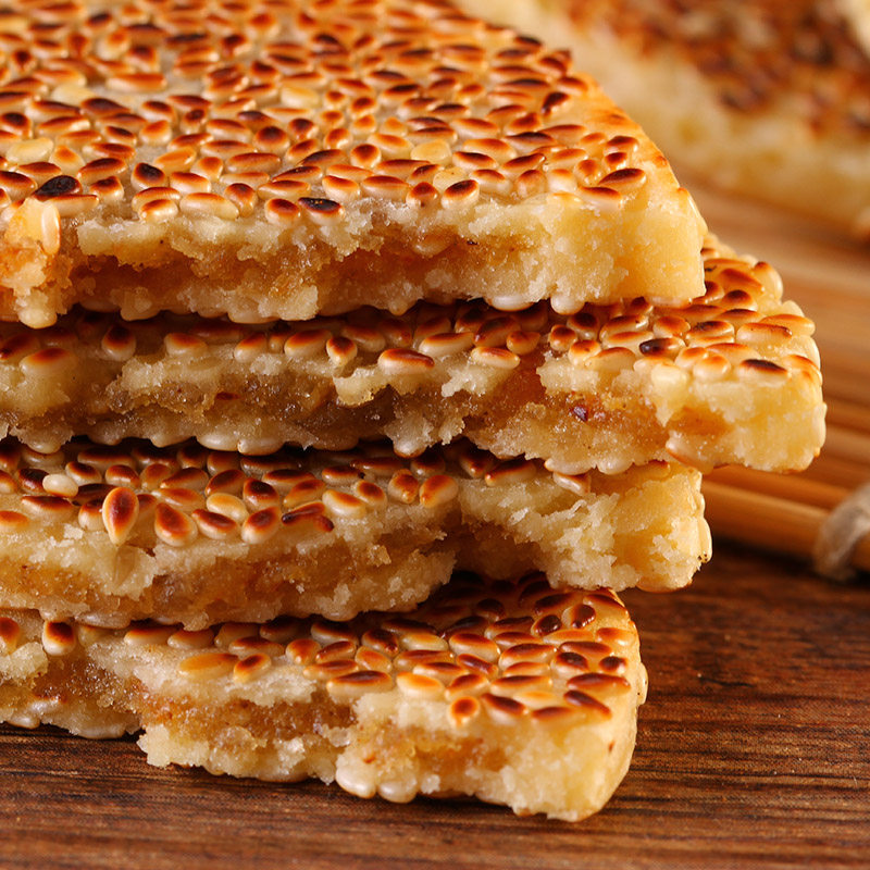 重庆开县特产开州冰薄月饼中秋四川糕点芝麻月饼