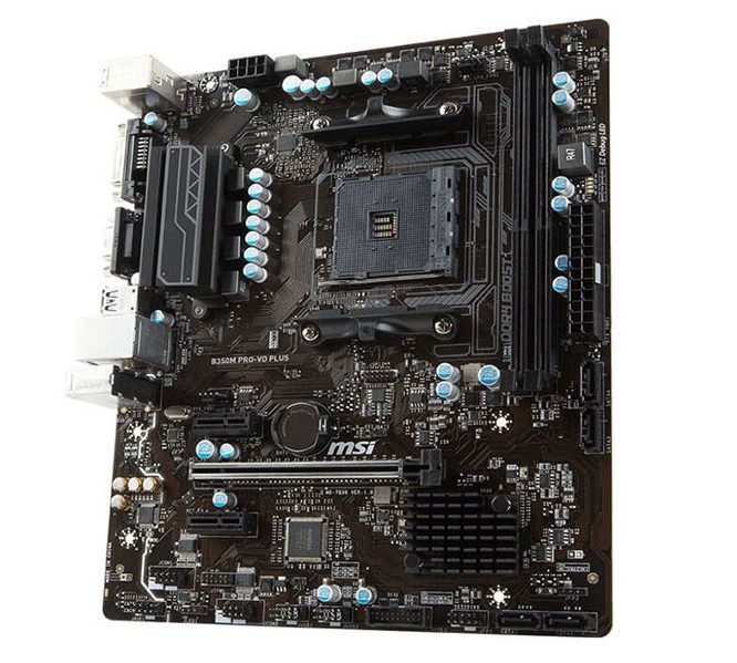 msi微星b350mpro-vdplusb350主板am4a320b450主板