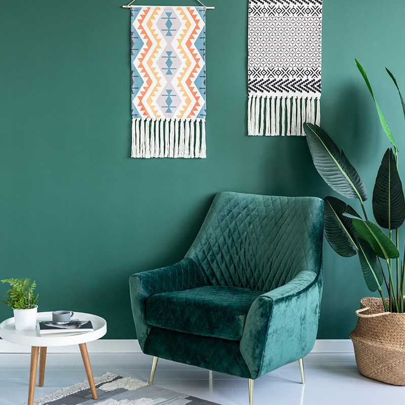 挂毯北欧宿舍织布编织壁毯床头布床头背景挂布挂毯