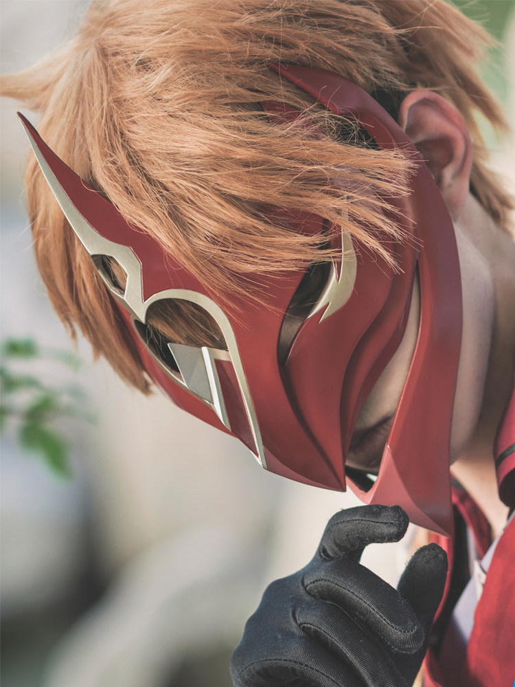 面具原神公子达达利亚愚人cos头饰cosplay可佩cosplay配件